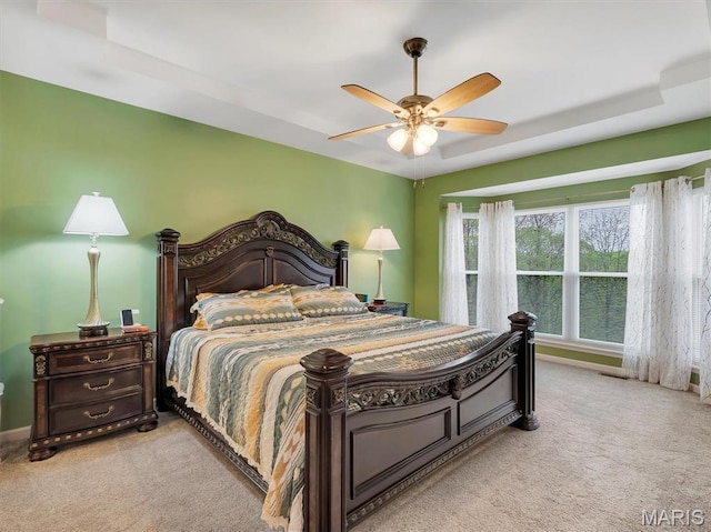 535 Vista Hills Ct, Eureka, MO 63025 - carpeted bedroom with ceiling fan and baseboards