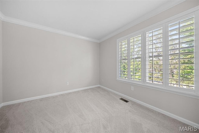 35 Heatherwood Ct, Ofallon, MO 63368 - carpeted empty room featuring baseboards and crown molding