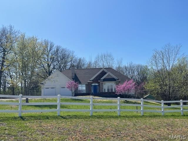 11 Summers Dr, Hawk Point, MO 63349 - ranch-style home featuring a garage