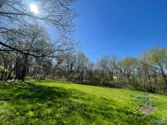 11 Summers Dr, Hawk Point, MO 63349 - view of grassy yard with a view of trees