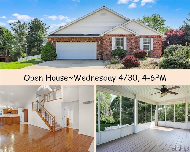 14 Berry Patch Ln, Glen Carbon, IL 62034 - view of marketing collateral with multiple images