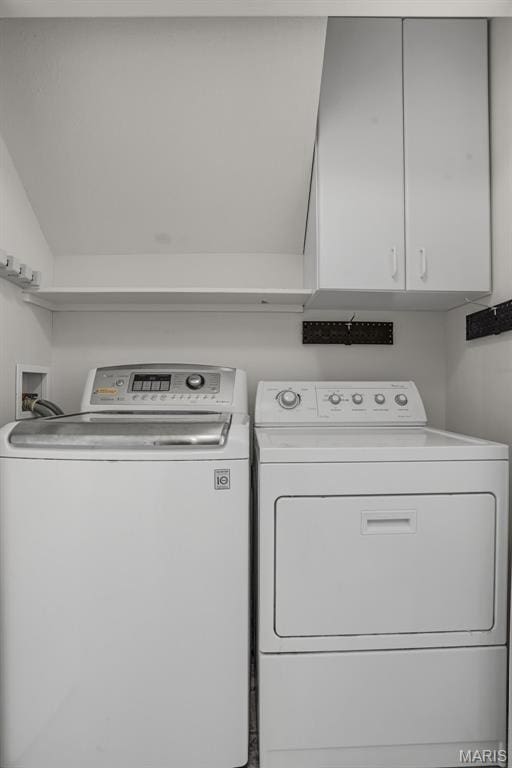 14 Berry Patch Ln, Glen Carbon, IL 62034 - washroom featuring washing machine and clothes dryer and cabinet space