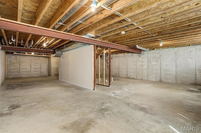 14 Berry Patch Ln, Glen Carbon, IL 62034 - view of unfinished basement