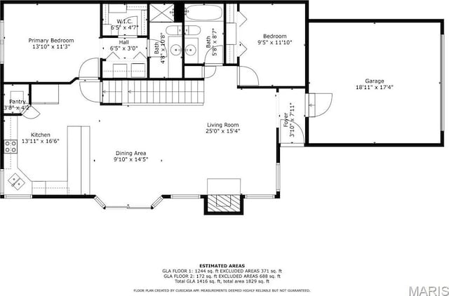 14 Berry Patch Ln, Glen Carbon, IL 62034 - room layout