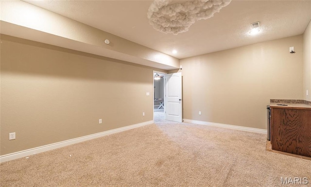 20256 Hardcastle Ln, Saint Robert, MO 65584 - carpeted spare room with baseboards and recessed lighting