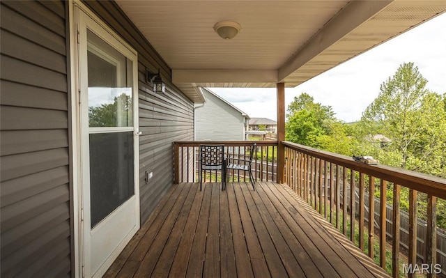 20256 Hardcastle Ln, Saint Robert, MO 65584 - view of wooden deck