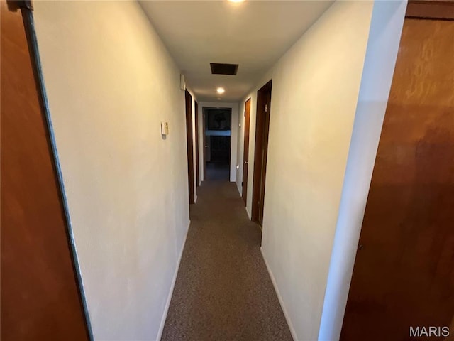 805 Willoway Ave, East Alton, IL 62024 - hall with carpet and baseboards