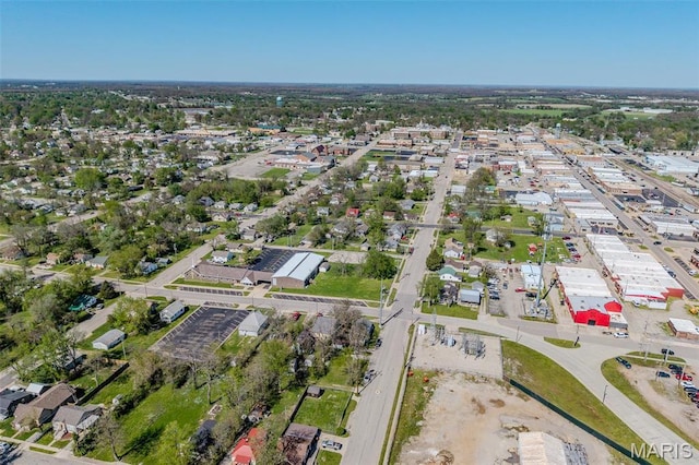 aerial view of property's location