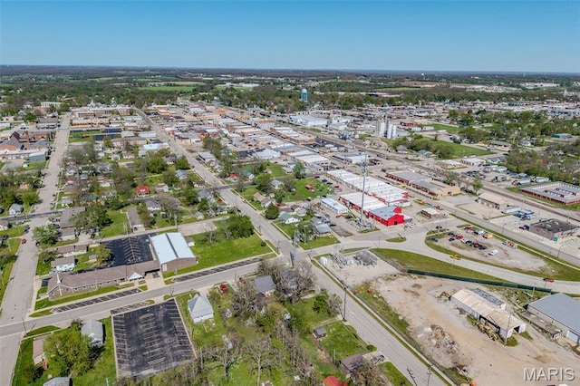 aerial view of property's location