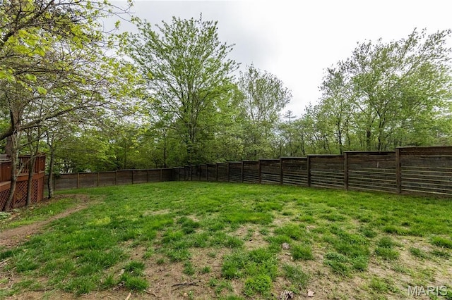 view of yard
