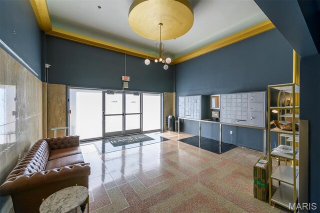 901 Washington Ave Unit 411, Saint Louis, MO 63101 - community lobby with a towering ceiling
