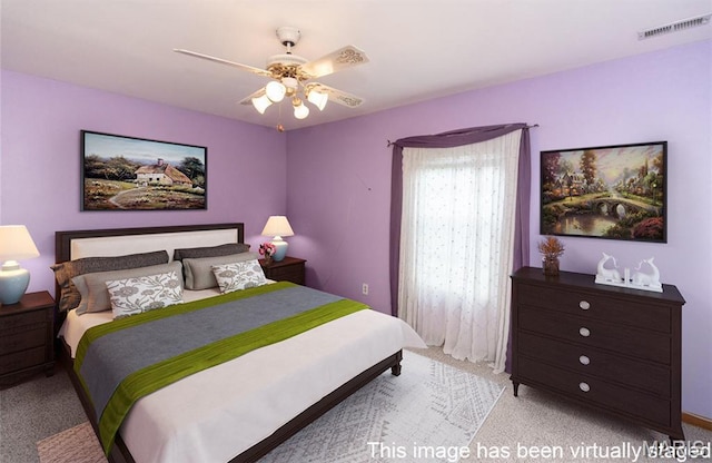 7416 Triwoods Dr Unit A, Saint Louis, MO 63119 - carpeted bedroom featuring ceiling fan