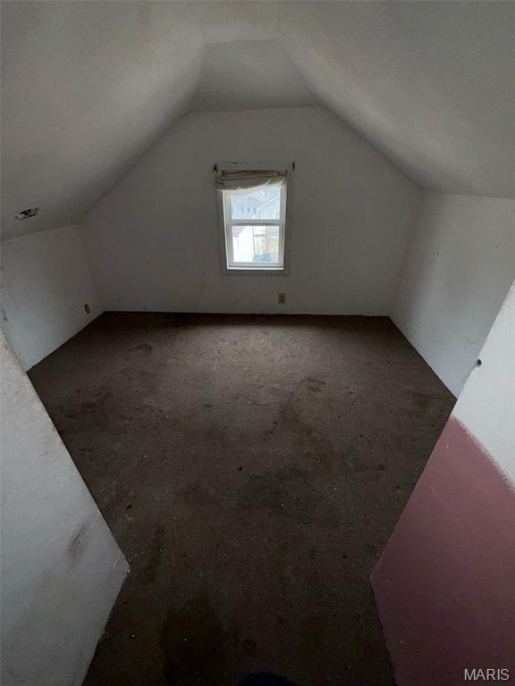 6966 Front St, Barnhart, MO 63012 - bonus room with lofted ceiling and carpet floors