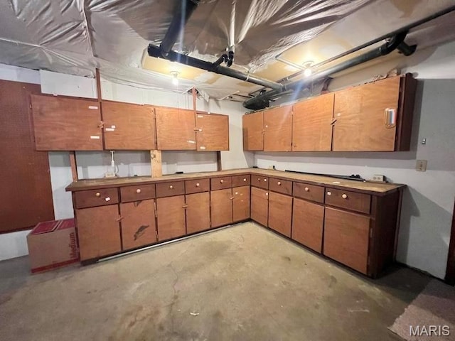 view of basement