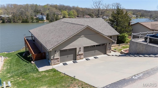 1753 Rue Marseilles, Bonne Terre, MO 63628 - view from above of property with a nearby body of water