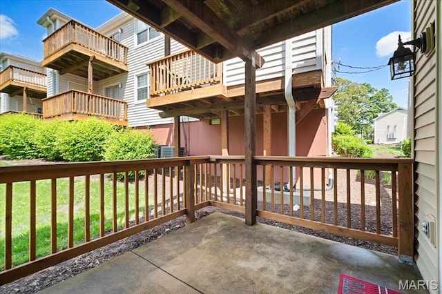 9005 Cardinal Ter, Saint Louis, MO 63144 - view of patio / terrace with central AC unit