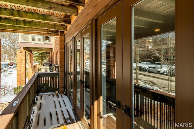 122 N Central Ave Unit A, Saint Louis, MO 63105 - balcony featuring french doors
