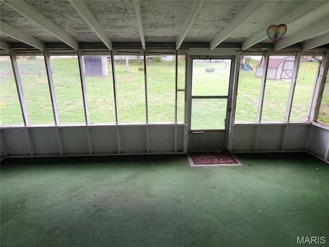 4028 Mcmasters Ave, Hannibal, MO 63401 - unfurnished sunroom featuring plenty of natural light