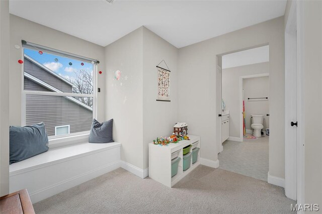 207 Castle Stuart Ct, Dardenne Prairie, MO 63368 - recreation room featuring carpet flooring and baseboards