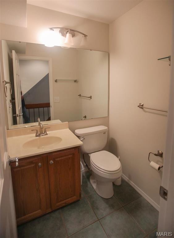 1340 Holgate Dr Unit F2, Ballwin, MO 63021 - bathroom featuring vanity and tile patterned floors