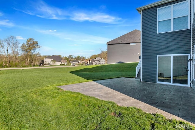 215 Everett Creek Ct, Lake St Louis, MO 63367 - view of grassy yard with a patio