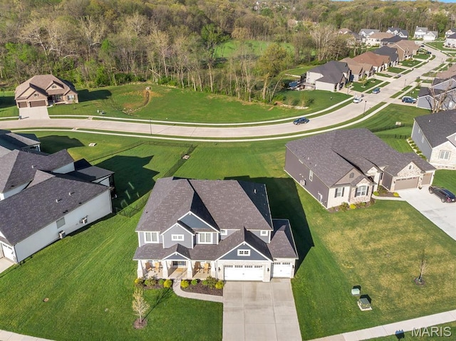 215 Everett Creek Ct, Lake St Louis, MO 63367 - aerial view of property and surrounding area with nearby suburban area