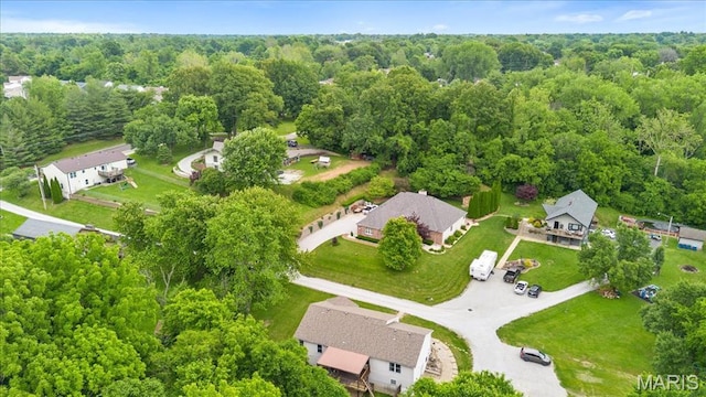 2305 Loretta Ln, Collinsville, IL 62234 - drone / aerial view of a forest