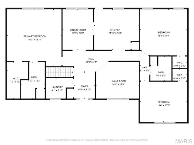 2305 Loretta Ln, Collinsville, IL 62234 - property floor plan