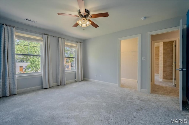 734 Fuhrmann Ter, Glendale, MO 63122 - unfurnished bedroom with carpet floors, baseboards, and ceiling fan