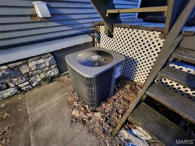 420 E 9th St, Alton, IL 62002 - exterior view of central air condition unit