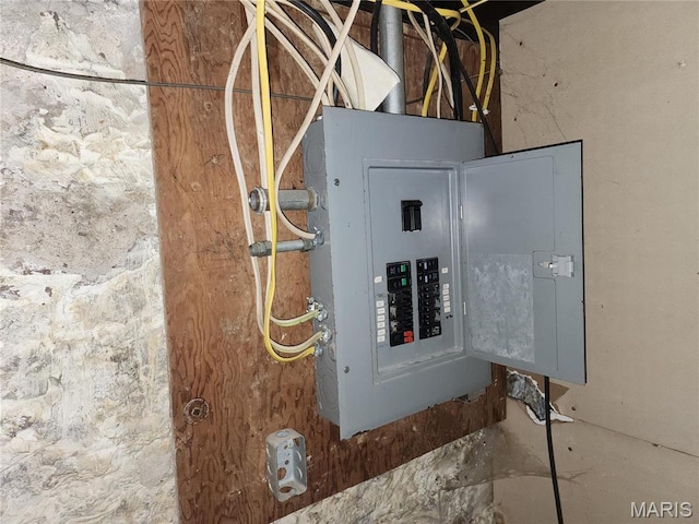 420 E 9th St, Alton, IL 62002 - utility room featuring electric panel
