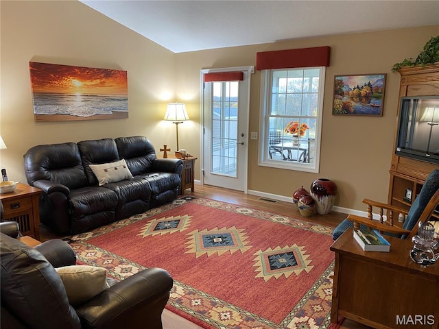 7 Chester Rd, Hannibal, MO 63401 - living room featuring wood finished floors and baseboards