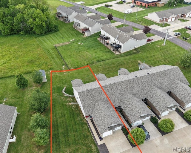 7 Chester Rd, Hannibal, MO 63401 - aerial perspective of suburban area with property boundaries highlighted