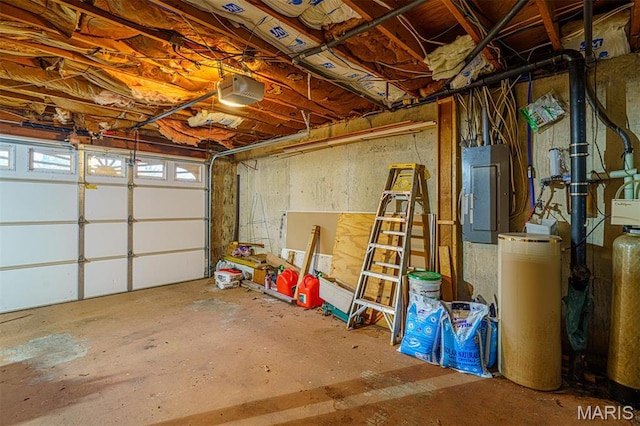 10280 County Road 3110, Rolla, MO 65401 - garage featuring electric panel and a garage door opener