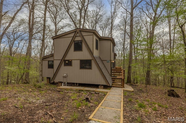 1556 Bliss Lake Dr, Innsbrook, MO 63390 - view of outdoor structure featuring stairs