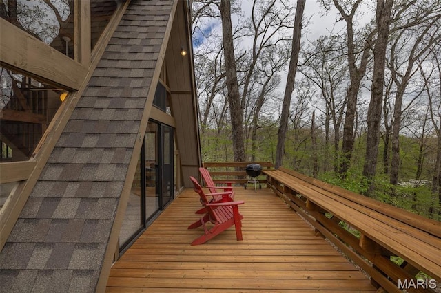 1556 Bliss Lake Dr, Innsbrook, MO 63390 - view of wooden deck