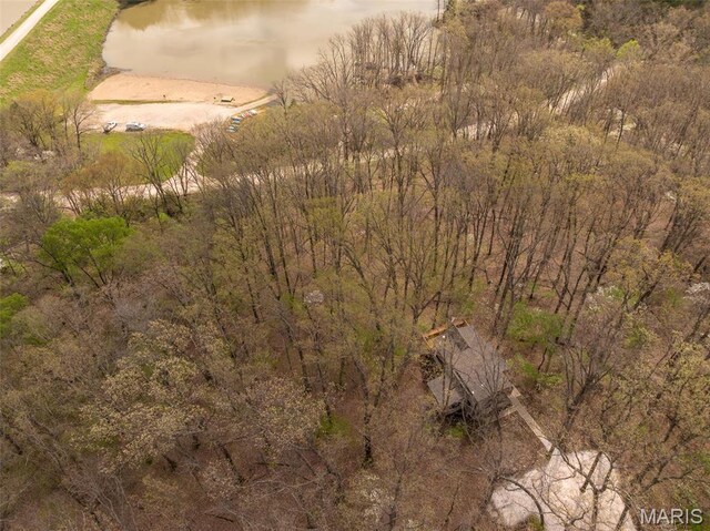 1556 Bliss Lake Dr, Innsbrook, MO 63390 - bird's eye view of a large body of water