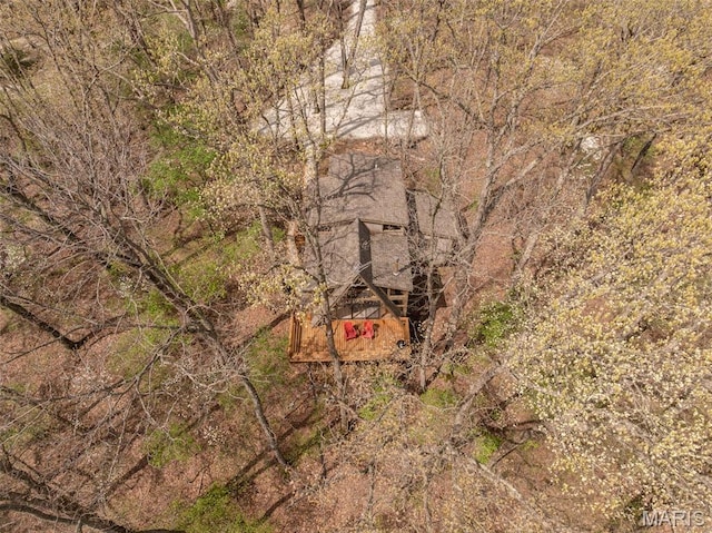1556 Bliss Lake Dr, Innsbrook, MO 63390 - view from above of property