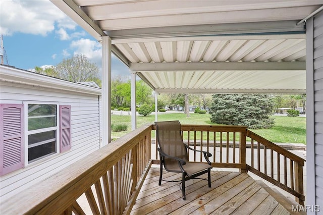 21839 Dove Ln, Carlyle, IL 62231 - deck with a yard