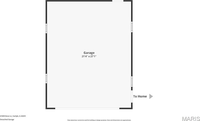 21839 Dove Ln, Carlyle, IL 62231 - floor plan / room layout