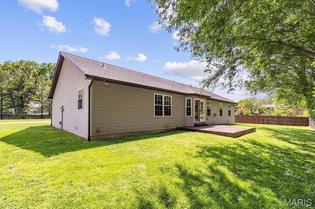 back of house featuring a patio