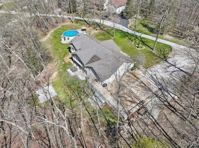 view of subject property