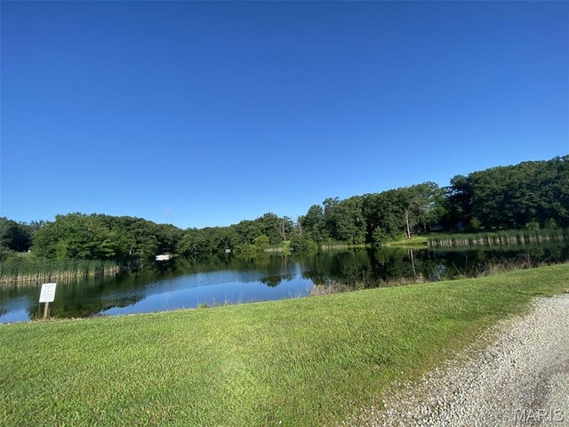 19113 Bent Oak Dr, Warrenton, MO 63383 - water view featuring a forest