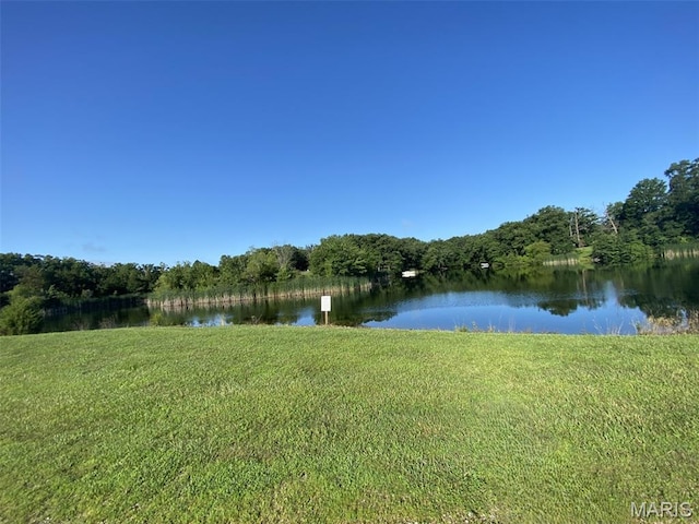 19113 Bent Oak Dr, Warrenton, MO 63383 - water view featuring a forest