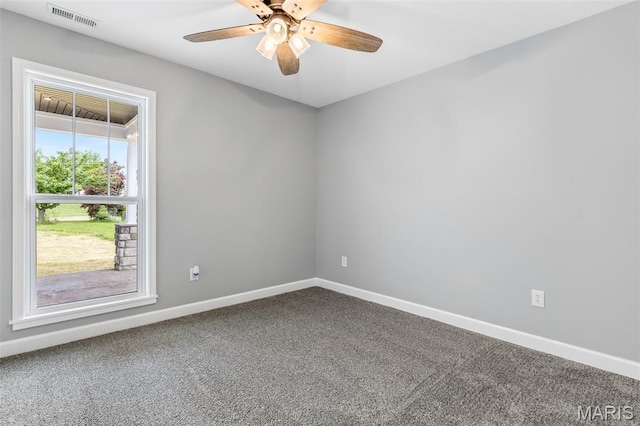 208 Ariel Ct, Desloge, MO 63601 - unfurnished room featuring baseboards, carpet floors, and ceiling fan