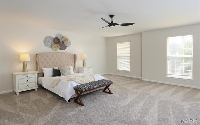 1739 Naughton Way, Swansea, IL 62226 - bedroom featuring carpet flooring, baseboards, and multiple windows