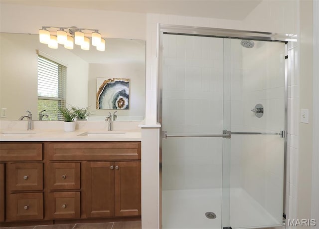 1739 Naughton Way, Swansea, IL 62226 - full bath with a stall shower and double vanity