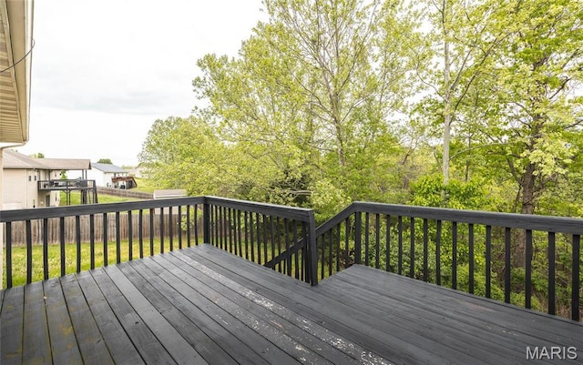 19252 Lambert Ln, Waynesville, MO 65583 - wooden deck featuring fence