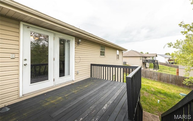 19252 Lambert Ln, Waynesville, MO 65583 - view of wooden deck