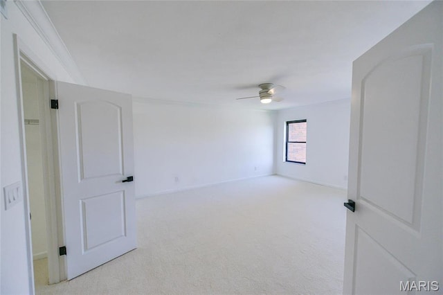 590 Sarah Ln Unit 303, Saint Louis, MO 63141 - unfurnished room with ceiling fan, light colored carpet, and baseboards